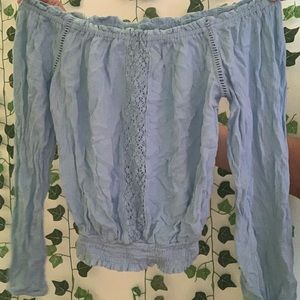 Blue Aéropostale blouse